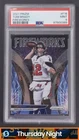 2021 PANINI PRIZM #F-16 TOM BRADY FIREWORKS PSA 9