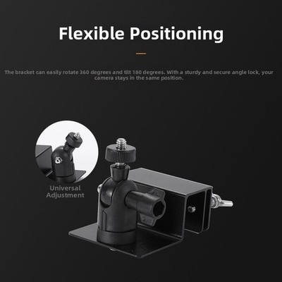 360 Rotation 180 Tilt Solarhalterung für Überwachungskamera Aluminiumkonstrukt