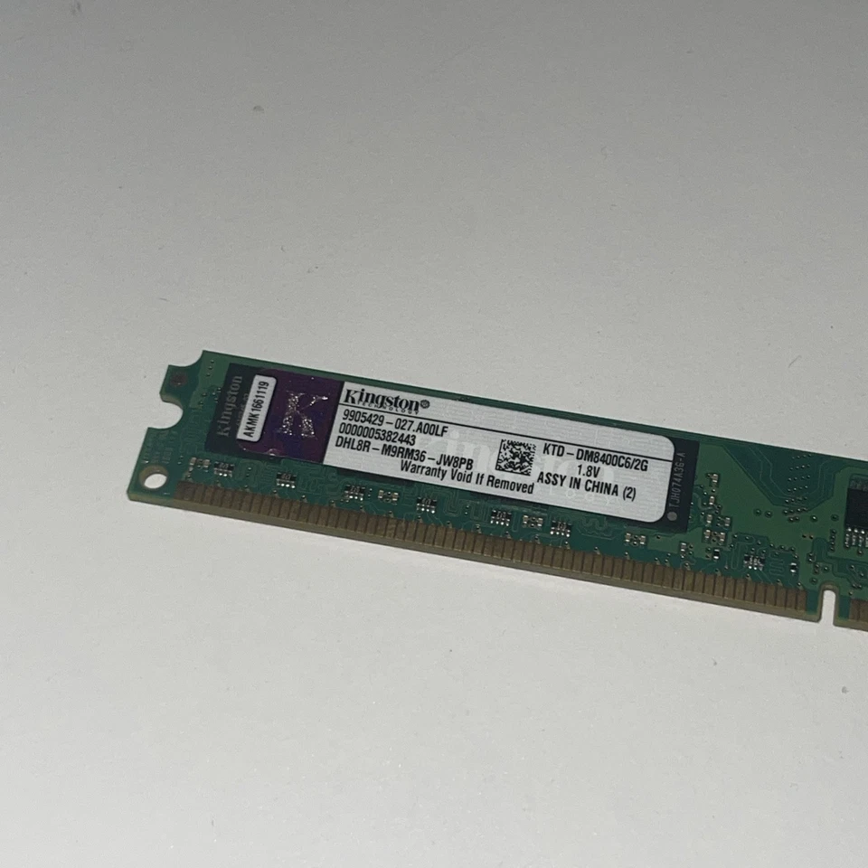   Kingston KTD-DM8400C6/RAM 2G - Untested - Image 3 of 4