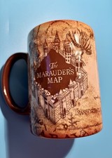 Harry Potter Marauders Map 3D Mug Large 5" Cup, Warner Bros. Studio Tour London