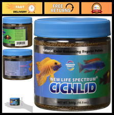 Premium Cichlid Fish Food 300g - High Nutrient Formula for Healthy Growth
