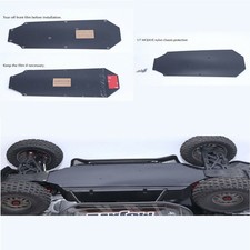 Nylon Bottom Guard Plate Chassis Armor for ARRMA MOJAVE EXB 1/7 Upgrade Part ZHT
