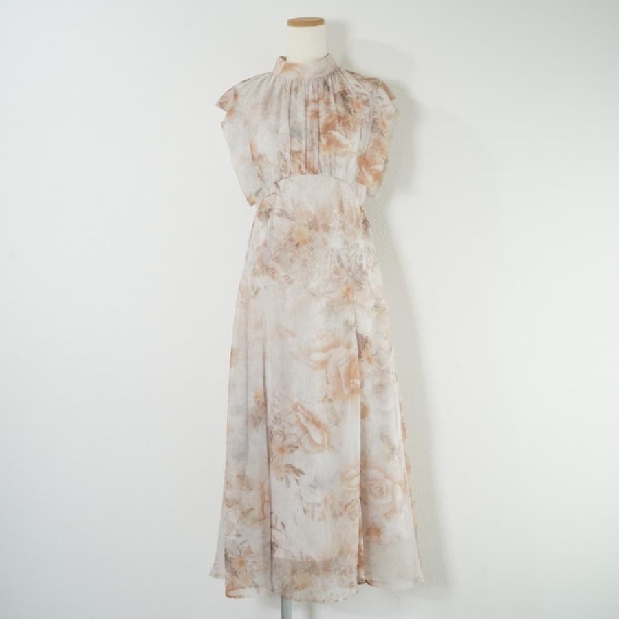 [Used] AMERI FLOWER CHIFFON DRESS Flower Chiffon … - image 1