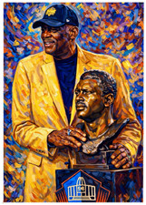 HAROLD CARMICHAEL - Hall of Fame * SPORTS CELEBRITY * Art Card * ATC ACEO