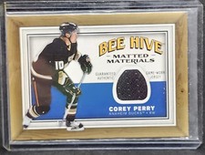 2006-07 Upper Deck Bee Hive Hockey Matted Materials Corey Perry #MM-CP Ducks