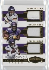 2018 Panini Plates & Patches Talented Trios /50 Adam Thielen Dalvin Cook 1q7k