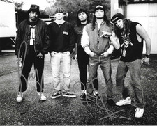 * SUICIDAL TENDENCIES * signed 8x10 photo * ROCKY GEORGE & R.J. HERRERA * COA