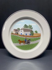 Villeroy & Boch DINNER PLATE DESIGN NAIF THE FARMER No1 Porcelain 26.5cm 10.5"