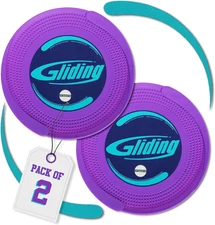 Discs for Working Out - Exercise Sliders for Carpet & Hardwood Floors 1 Pair, Au