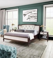 LuxuriöSes Schlafzimmer Set Bett Komplett 2х Nachttische Stilvoller HolzmöBel