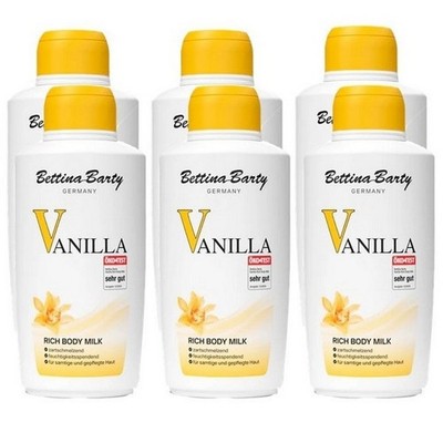 Bettina Barty Vanilla Rich Body Milk 6 x 500 ml