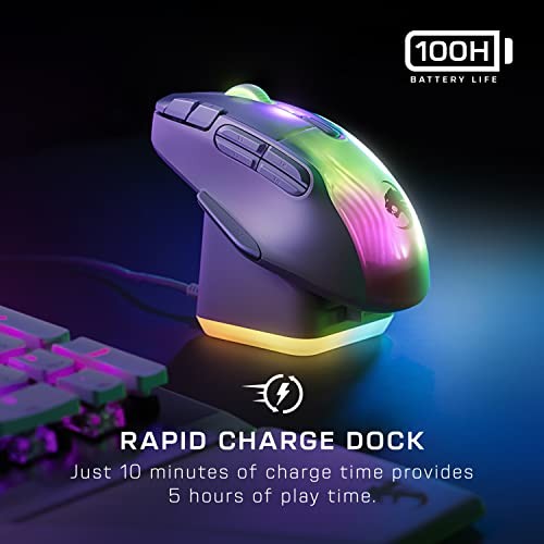 ROCCAT Gaming Mouse Kone XP Air Wireless 2.4GHz/Bluetooth Black/Black Optical/19 - 第 5/9 張圖片