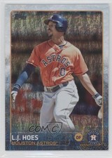 2015 Topps Factory Set Sparkle Foil 85/179 LJ Hoes #365 0a1