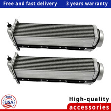 2pc Supercharger Intercooler For 2010-2017 Audi A6 A7 A8 S4 S5 Q5 Q7 Sq5 3.0 4.2