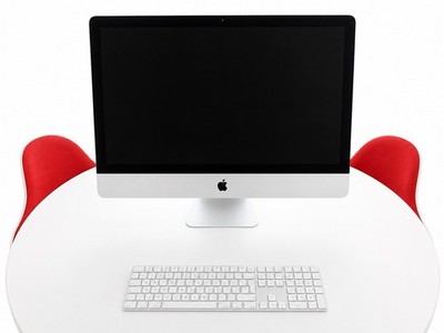 Apple iMac 27 Zoll Alles-in-einem All-in-One Desktop-Computer, Silber