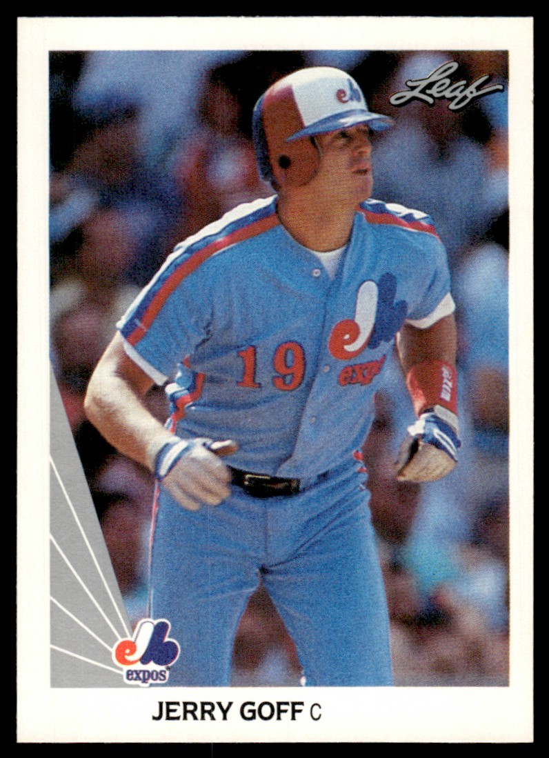 1990 Leaf Jerry Goff Rookie Montreal Expos #476