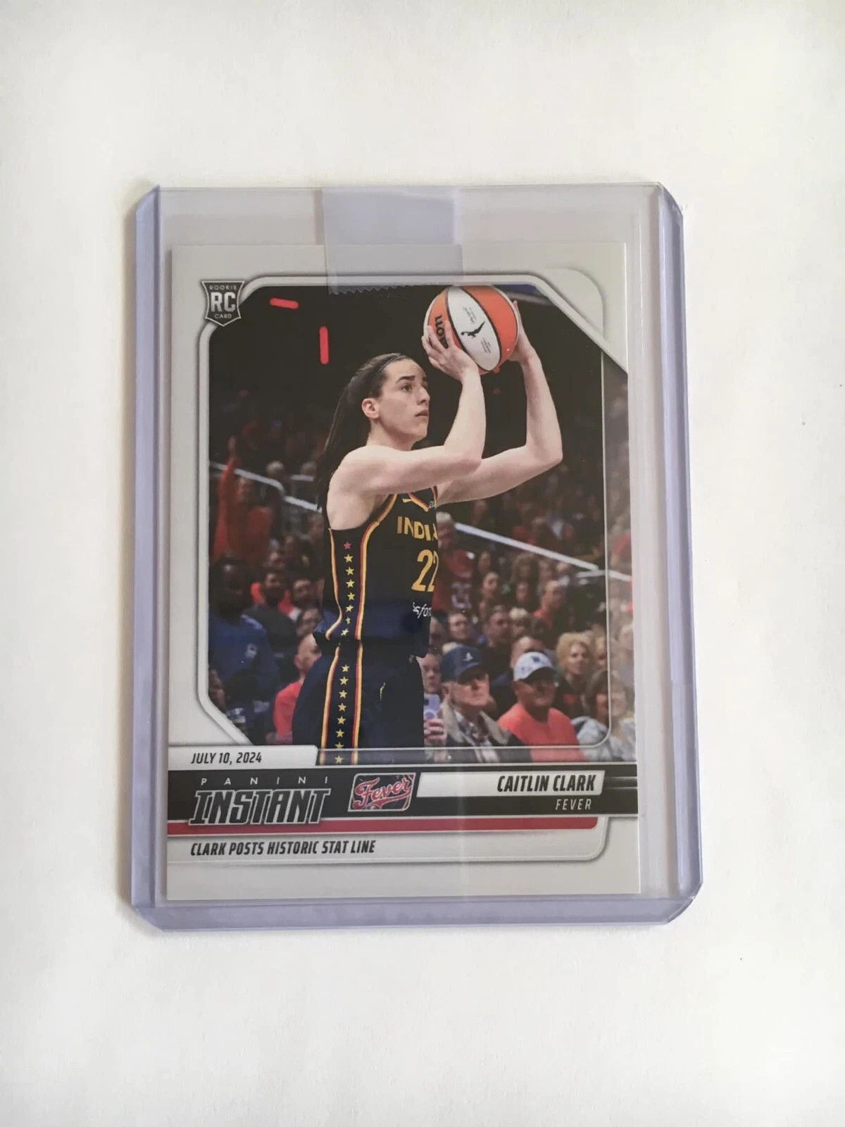 2024 PANINI WNBA INSTANT #144 RC CAITLIN CLARK POSTS HISTORIC STAT LINE