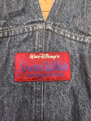 Vintage Disney Classics Schneewittchen & die sieben Zwerge Mädchen 7/8 Jeans Rockall Kleid - Bild 10 von 12