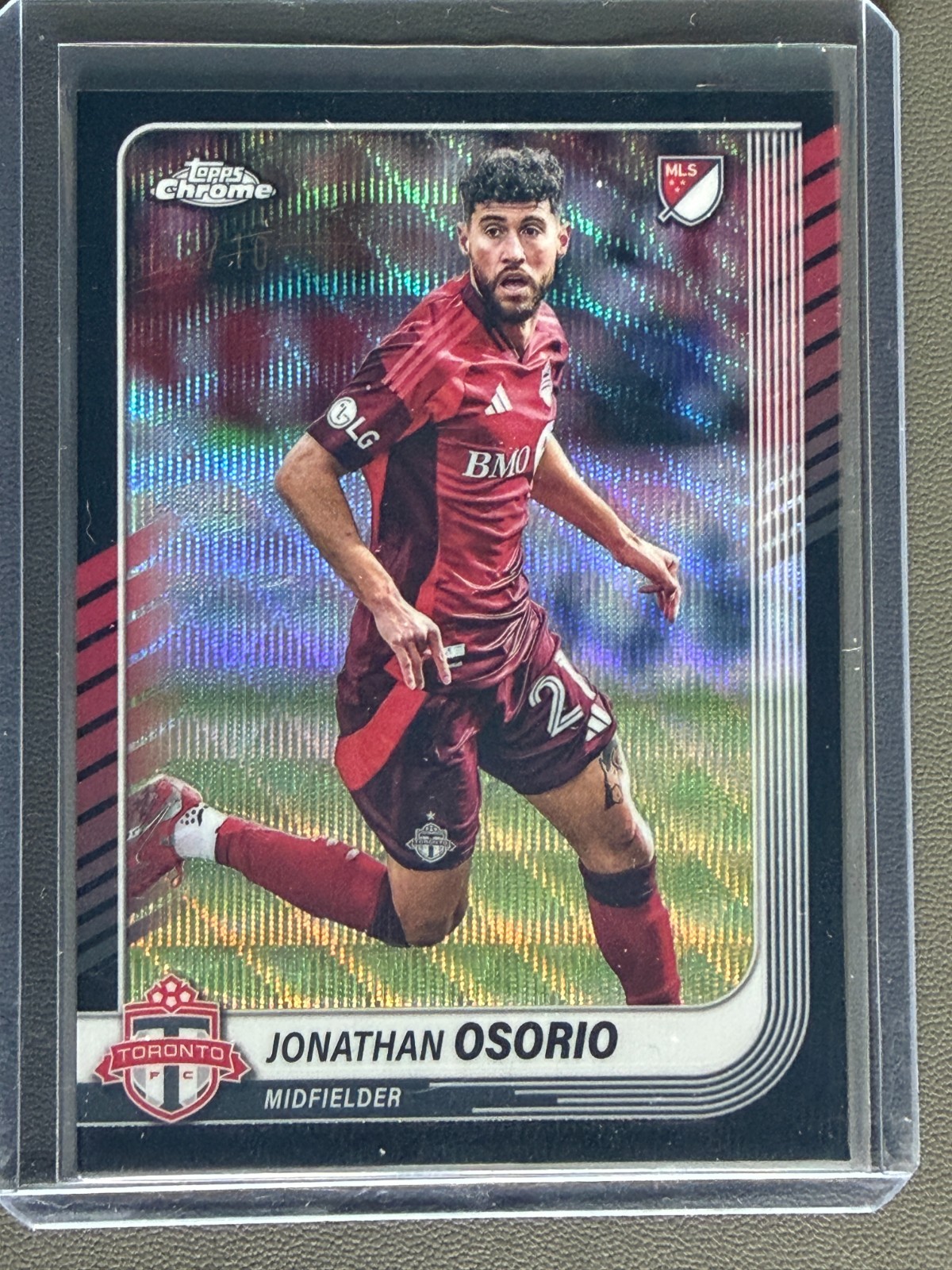 2025 Topps Chrome Mls - Jonathan Osorio #70 Black Refractor /10