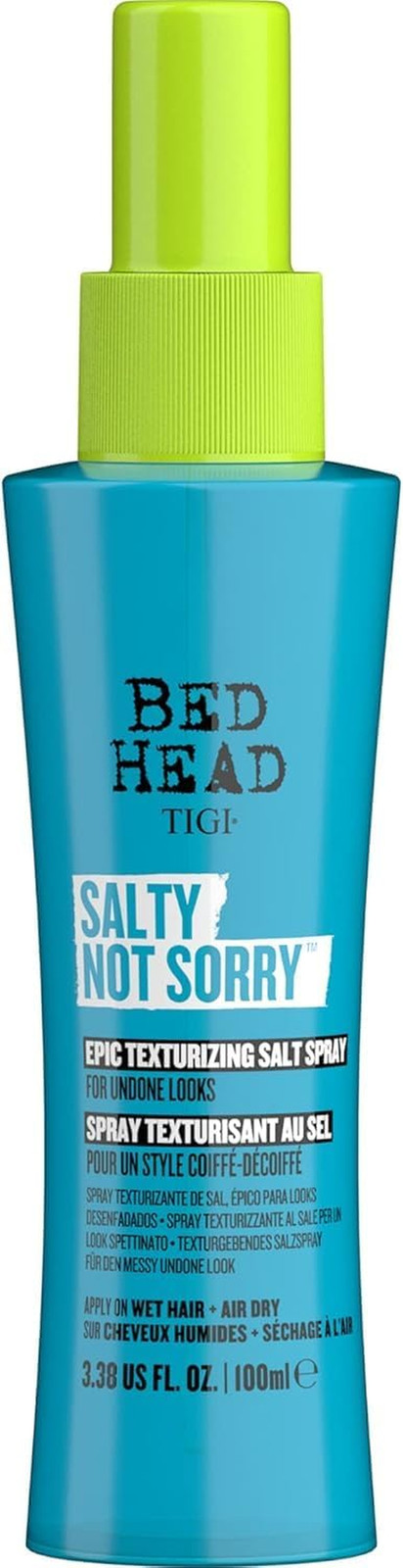 Bed Head by TIGI - Salty Not Sorry Hair Texturising Salt Spray - for Natural Und