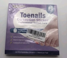 50Pcs Ingrown Toenails Patch Sticker Relief Pain Paronychia Cure Pedicure Tool