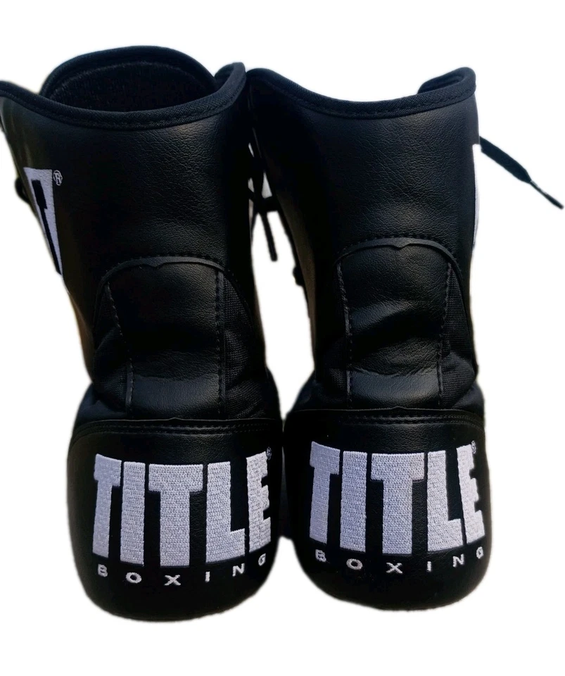 Zapatos de Boxeo Title Boxing Speed-Flex Encore Mid-Top Negros Talla US 11 Foto 3 de 4