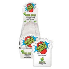Smack Tarts Lickable Lube-Sour Green Apple 3ml Pouch Display of 36