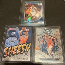 Cason Wallace 3 Cards Green Optic /249 And NBA Hoops Sheesh (RC) And Mosaic (RC)