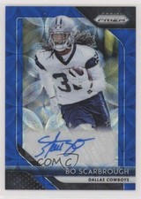 2018 Panini Prizm Rookie Blue Scope 63/99 Bo Scarbrough #RA-BS Auto fm0
