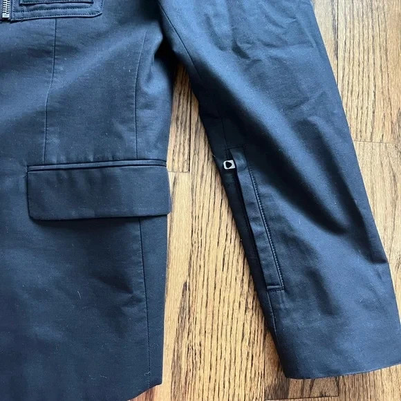 $1295 Designer Rare DIESEL BLACK GOLD Men Runway Black Double Breasted Blazer 50 image 8