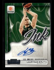Laurynas Birutis 2025-26 Panini Contenders EuroLeague Ink Auto 52/99 [wyf32