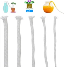 ORIMERC 30ft 1/4" 1/5" 1/6" 1/8" 1/12" Self Watering Wick Rope for Plants, 5... 