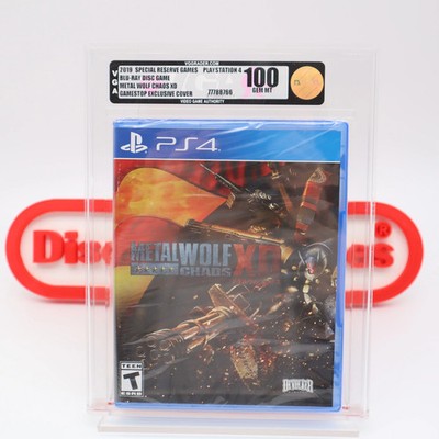 PS4 METAL WOLF CHAOS XD - PERFECT/HIGHEST GRADED VGA 100 GEM MINT NEW & Sealed! 