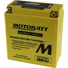 Motobatt Battery Sealed - Factory Activated -  MB5U MB5U