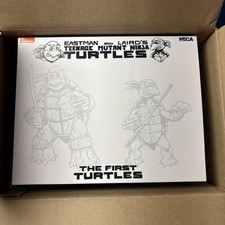 TMNT FIRST TURTLES EASTMAN & LAIRD'S 40th ANNIVERSARY MIRAGE NIB NECA SDCC 2024