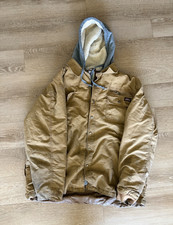 Dickies Men s 3XL Brown Hooded Lined Full Zip Work Jacket 54-56 Chest