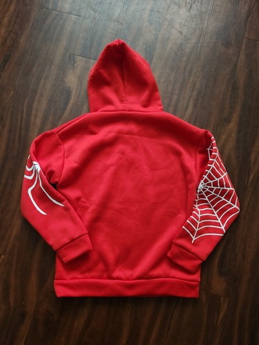 NEW Spider Themed Zipper Sweatshirt Unisex Size Medium - Picture 2 of 2