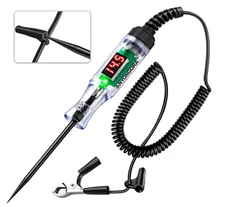 Automotive Test Light with 3-48V LED Digital Display, Automotive Circuit Tester