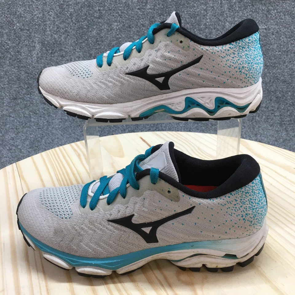 Mizuno Shoes Womens 8 Wave Inspire Running Sneakers Multicolor Lace Up Low Top - Image 2 of 4