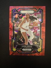 2024 Prizm Draft Picks Angel Reese Red Cracked Ice No. 38- Chicago Sky- LSU
