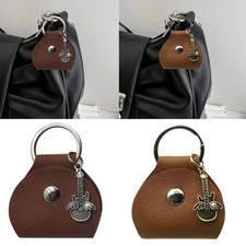 Pick Case Guitar Pick Storage Bag Leather Texture Guitar Accessory Tool Pocket