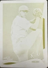 2014 Topps Pro Debut 153 Sam Selman Yellow Printing Plate #1/1 KC Royals