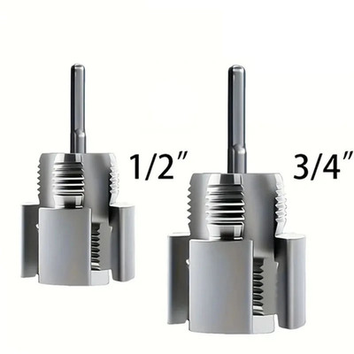2pcs Integrated Internal & External Pipe Threading-Tool,PVC Pipe Threader Kit