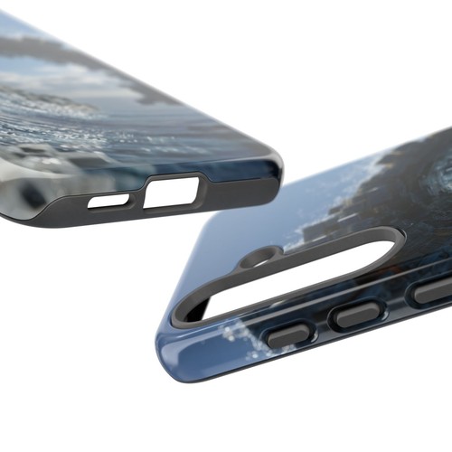 For iPhone | Samsung Galaxy | Pixel Phone Case - Cube Tidal Wave Digital Ocean - 第 144/239 張圖片