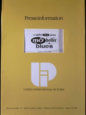 Mo Better Blues - Denzel Washington - Wesley Snipes - Presseheft + 6 Pressefotos