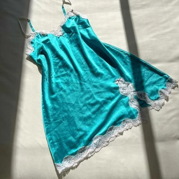 UNDERCOVER victorias secret y2k blu fata mini abito slip donna piccolo