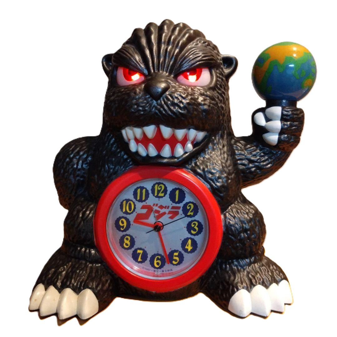 Godzilla Alarm Clock Collaboration Limited TOHO Used Rare from