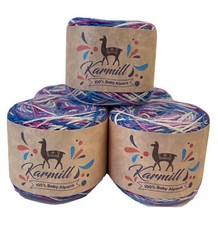 Alpaca Wool SkeinS 100 Baby Alpaca Yarn Lot of 5 Sport Weight Fantasy BA026