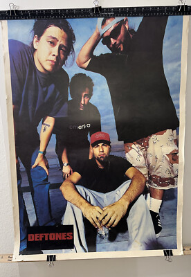 Deftones Record Store Poster 39x54 1997 Chi Chino Abe Around The
