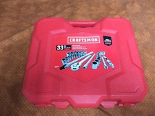 Craftsman Sae Metric 33pcs 12 Drive Mechanics Tool Socket Set Large Sizes